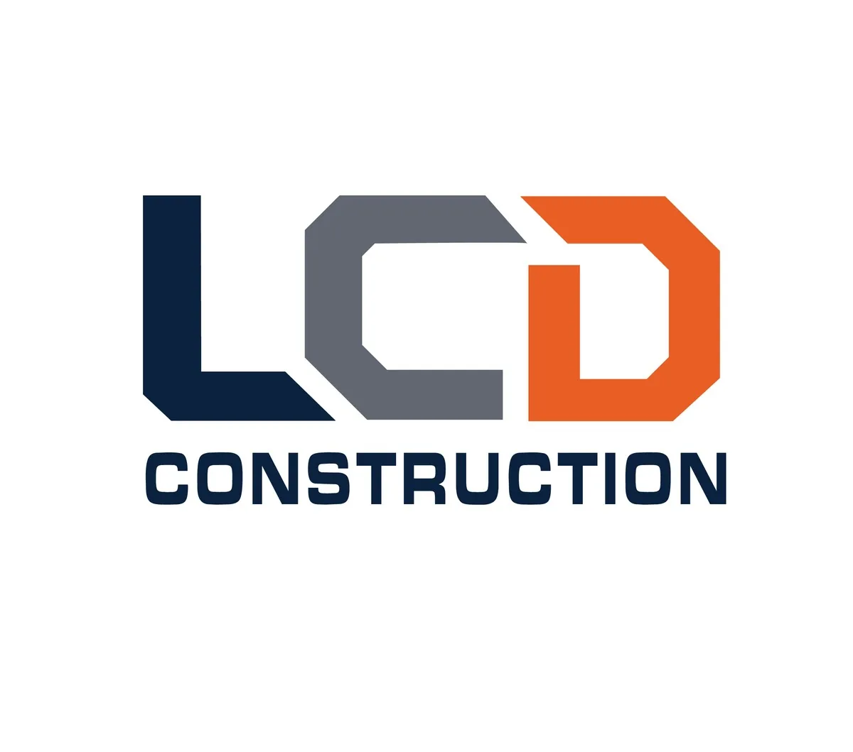 LCD Construction logo lockup