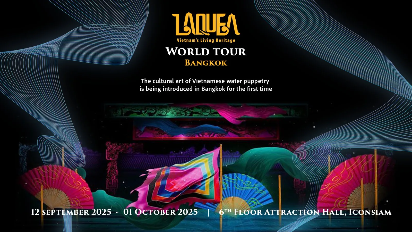 Laquea World Tour Bangkok exhibition poster